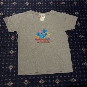 Vintage Gray Disney World 2004 T-Shirt